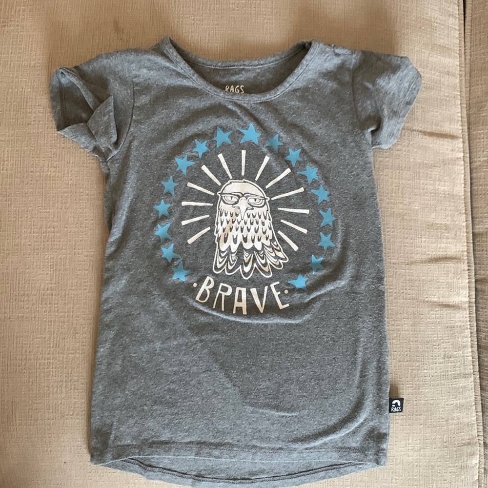 Rags tee, home of the brave